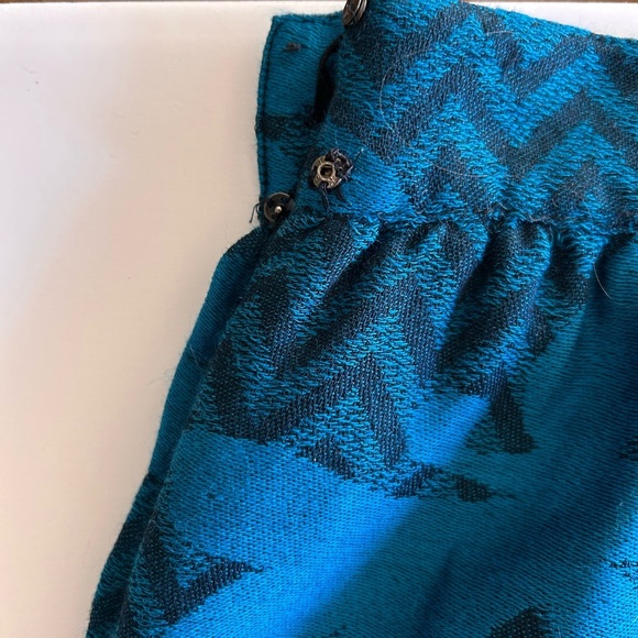 Vintage Julie Francis Wool and Silk Midi Floral Pencil Skirt - Picture 5 of 6